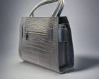 Crocodile-embossed bag - Marvy Fashion Boutique