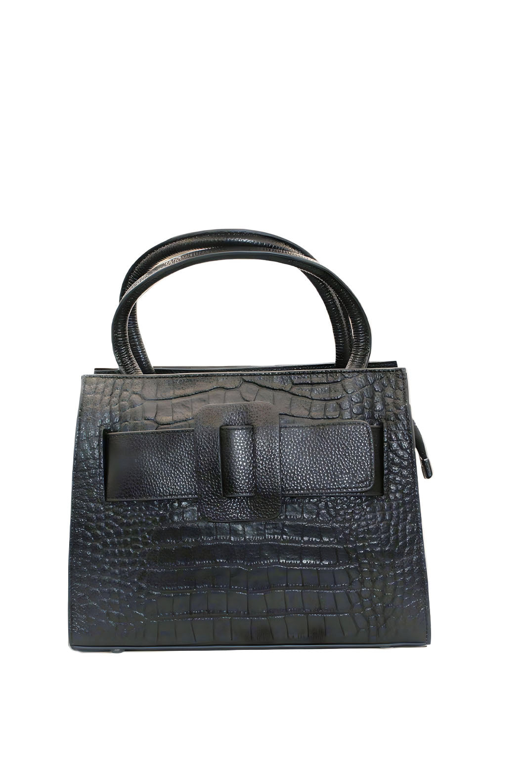 Crocodile-embossed bag - Marvy Fashion Boutique