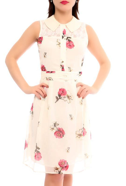 Flower Print Dress