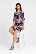 GEO PRINTED DRESS