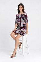GEO PRINTED DRESS
