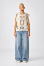 Crochet Knit Top