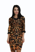PRINTED FITTED DRESS - Marvy Fashion Boutique
