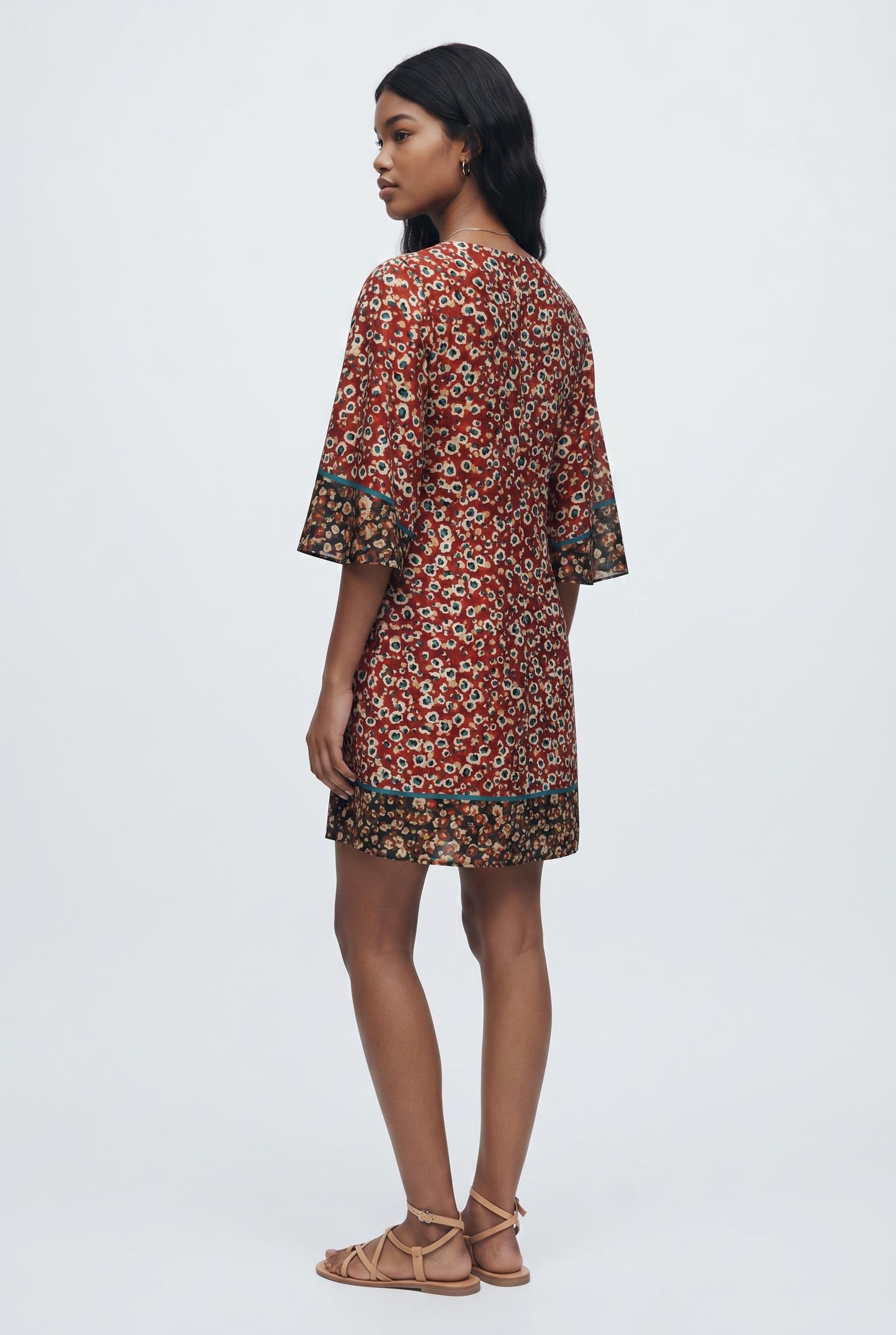print dress design 2022 Lawn Printed Frock Dress Design 2022