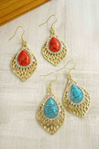 Rhinestone Teardrop Earring - Marvy Fashion Boutique