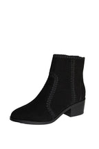 LUCY SUEDE CROCHET-DETAIL BOOTIE - Marvy Fashion Boutique