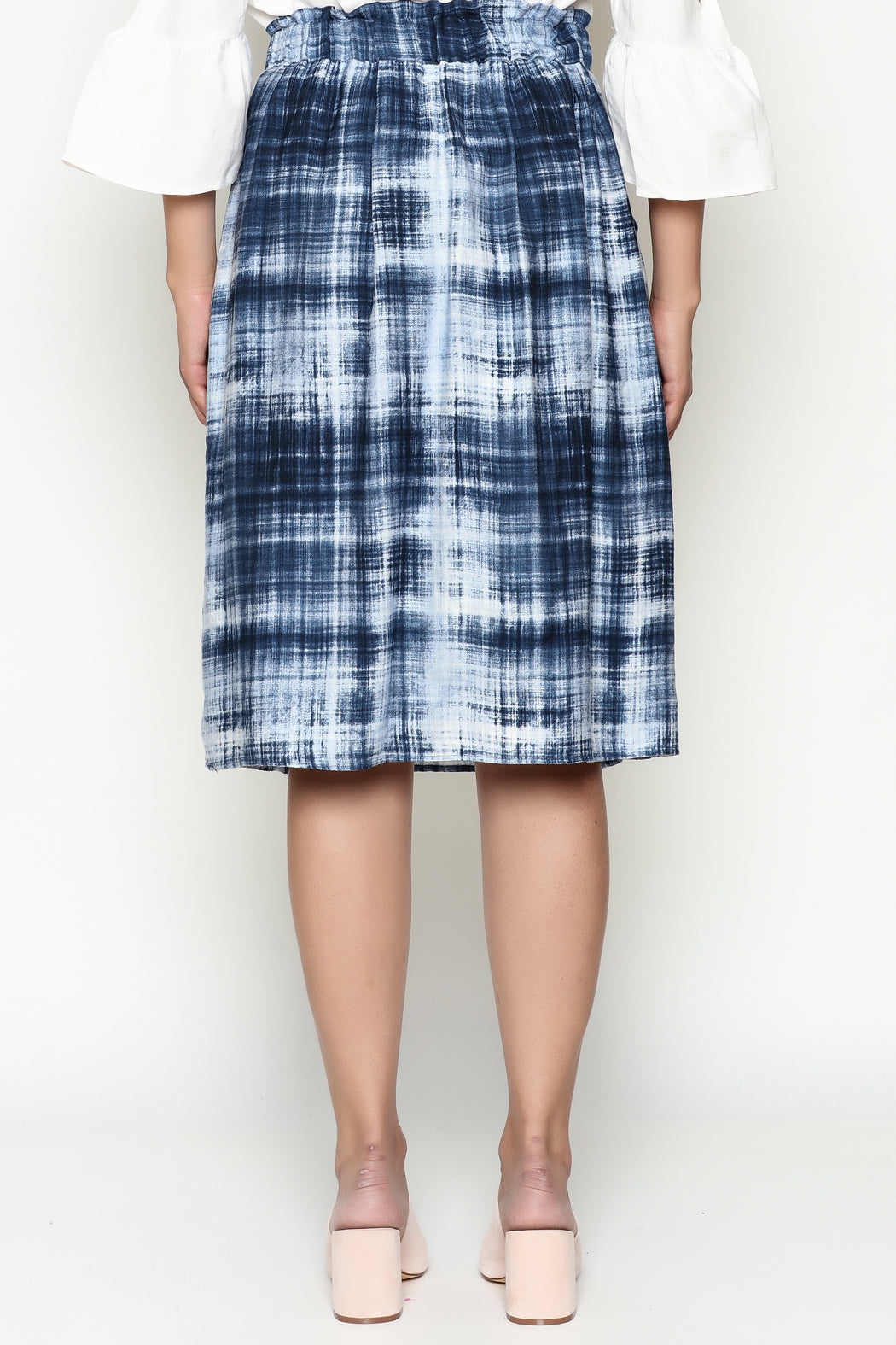 midi skirt, printed skirt