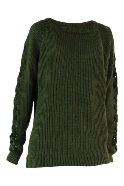 Olive Loose Fit Sweater